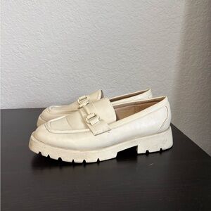 Women's Cream Loafers